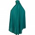 Free size jilbab with nose piece- Green